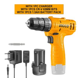 INGCO 12V Lithium-ion Cordless Drill CDLI12415