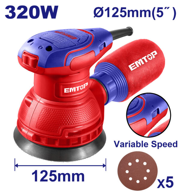 Emtop Rotary Sander EFSR23206