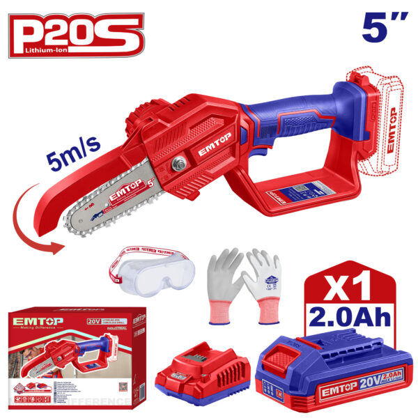 Emtop Cordless Pruner Saw ELGA20581